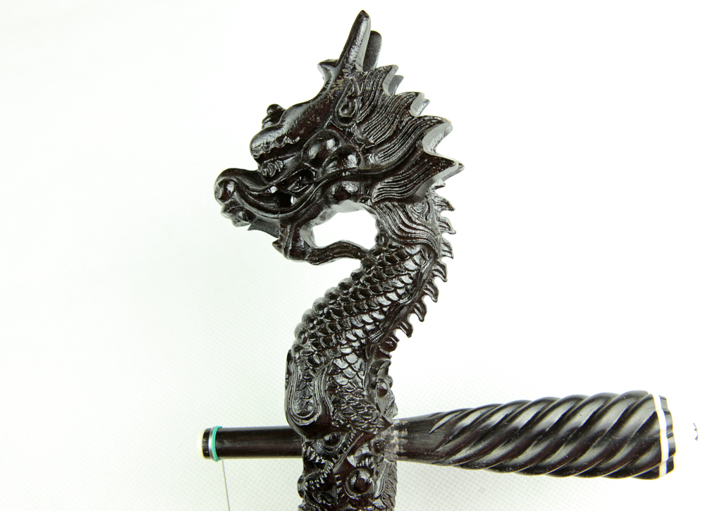 国韵专业扁八紫光黑檀木龙头 3739号二胡 演奏视频